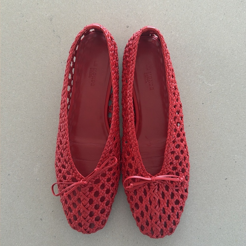 Le Monde Beryl Regency Woven Ballet Flats